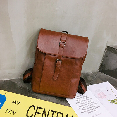 Backpack mens double shoulder bag fashion Hong Kong wind small street shoot pu leather rain-proof mens college students bag retr
Backpack mens double shoulder bag fashion Hong Kong wind small street shoot pu leather rain-proof mens college students bag retr