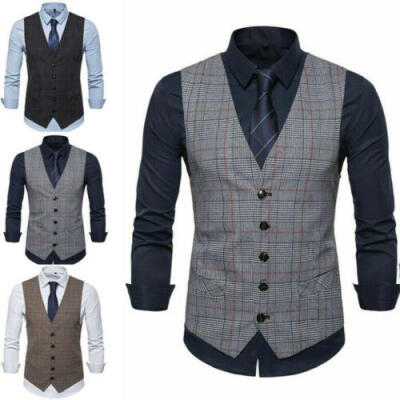 UK Mens Single-Breasted Herringbone Tweed Peaky Blinders Vest Formal Waistcoat
UK Mens Single-Breasted Herringbone Tweed Peaky Blinders Vest Formal Waistcoat