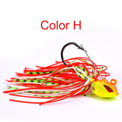 VISSEN 1pcs Colorful Silicone Skirt Artificial Fishing Lure Lifelike Eyes Bait Spoon Lures Fishing Tackle With Single Hook
VISSEN 1pcs Colorful Silicone Skirt Artificial Fishing Lure Lifelike Eyes Bait Spoon Lures Fishing Tackle With Single Hook
