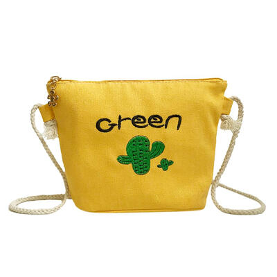 Cactus Canvas Mini Shoulder Bag Casual Women Girls Crossbody Messenger Bags 
Cactus Canvas Mini Shoulder Bag Casual Women Girls Crossbody Messenger Bags