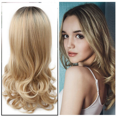 Gobestart Women Natural Gradient Wig Long Curly Hair Synthetic Wig Fashion Costume Wigs
Gobestart Women Natural Gradient Wig Long Curly Hair Synthetic Wig Fashion Costume Wigs