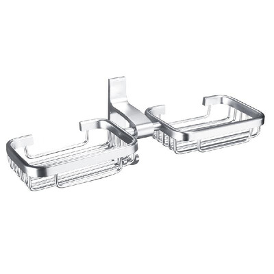 Soap Dish Holder 2 Layers Wall Mounted Bathroom Shower Dispensers Space Aluminum Soap Storage Organizer Rack Hanger
Soap Dish Holder 2 Layers Wall Mounted Bathroom Shower Dispensers Space Aluminum Soap Storage Organizer Rack Hanger