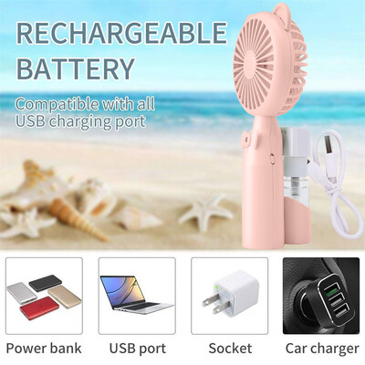 Siaonvr Mini Handheld Fan Mist Spray Fan Air Water Bottle Cooling Misting USB Powered
Siaonvr Mini Handheld Fan Mist Spray Fan Air Water Bottle Cooling Misting USB Powered