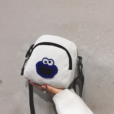 Female bag 2019 new Japan&South Korea casual wild student shoulder bag ins canvas bag slung cartoon sesame street bag
Female bag 2019 new Japan&South Korea casual wild student shoulder bag ins canvas bag slung cartoon sesame street bag
