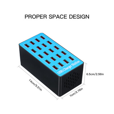 USB Smart Charger with 20 Ports Power Adapter of Universal Compatibility Charging Station for Family&Office Use
USB Smart Charger with 20 Ports Power Adapter of Universal Compatibility Charging Station for Family&Office Use