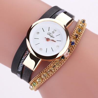 Korean version of the watch small fresh colorful rhinestone PU leather winding bracelet watch casual small dial female fashion watch
Korean version of the watch small fresh colorful rhinestone PU leather winding bracelet watch casual small dial female fashion watch