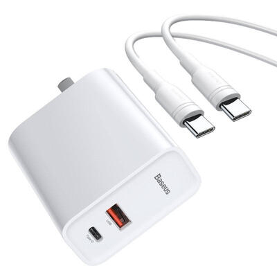 Baseus PPS 30W Type-C USB Quick Charger Power Adapter with 1m Type-C Cable - CN Plug
Baseus PPS 30W Type-C USB Quick Charger Power Adapter with 1m Type-C Cable - CN Plug