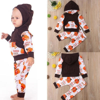 Thanksgiving Infant Baby Boy Girl Long Sleeve Outfit Clothes Hooded Cotton TopsLeggings Set
Thanksgiving Infant Baby Boy Girl Long Sleeve Outfit Clothes Hooded Cotton TopsLeggings Set