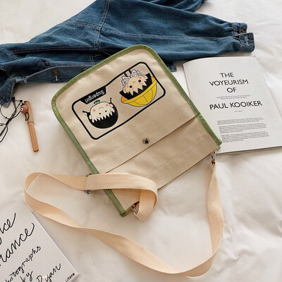 Summer new bag female 2019 new Korean fashion hit color casual canvas bag wild shoulder slung tote bag
Summer new bag female 2019 new Korean fashion hit color casual canvas bag wild shoulder slung tote bag