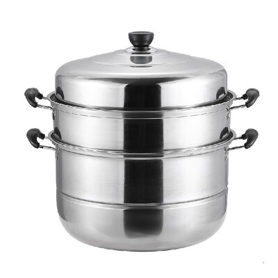 SUS560-3 Thick Stainless Steel Three-layer Steamer Cookware Stainless Steel Multicooker with 2 Perforated Steel Insert
SUS560-3 Thick Stainless Steel Three-layer Steamer Cookware Stainless Steel Multicooker with 2 Perforated Steel Insert
