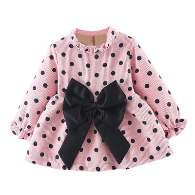 Plus Polka Dot Baby Girl Dress Christmas Gift Polka Dot Big Bow Cute Princess Dress 6-24M Warm Christmas Dress
Plus Polka Dot Baby Girl Dress Christmas Gift Polka Dot Big Bow Cute Princess Dress 6-24M Warm Christmas Dress