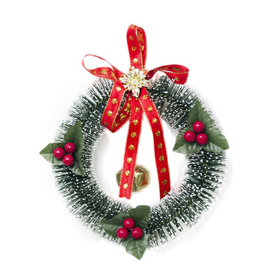 Tailored Christmas Tree Decoration Small Wreath Ornament Home Decor Holiday Gift Pendant
Tailored Christmas Tree Decoration Small Wreath Ornament Home Decor Holiday Gift Pendant