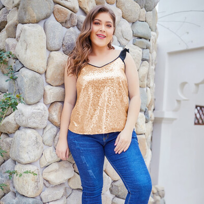 Roseonmyhand Women Fashion Sequin Stitching Tank Ruffle Strap Vest Sling Blouse Tops
Roseonmyhand Women Fashion Sequin Stitching Tank Ruffle Strap Vest Sling Blouse Tops