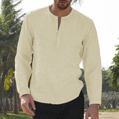Toponeto Mens Baggy Cotton Linen Solid Button Plus Size Long Sleeve Shirts Tops Blouses
Toponeto Mens Baggy Cotton Linen Solid Button Plus Size Long Sleeve Shirts Tops Blouses