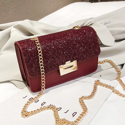 Net red texture small bag female 2019 new wave Korean version of the wild single shoulder slung fashion chain sequin small square bag
Net red texture small bag female 2019 new wave Korean version of the wild single shoulder slung fashion chain sequin small square bag