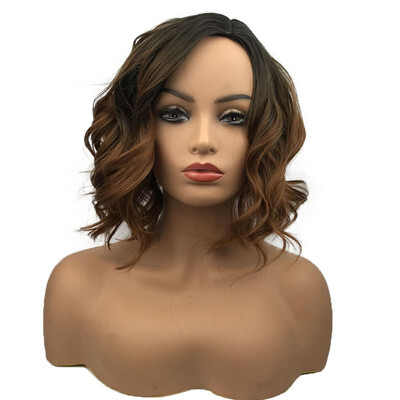 StrongBeauty Short Curly Wavy Wig Brown Ombre Bob Full Synthetic Wig for Women Medium 12 Inch
StrongBeauty Short Curly Wavy Wig Brown Ombre Bob Full Synthetic Wig for Women Medium 12 Inch