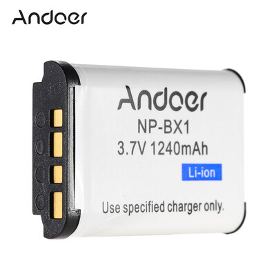 Andoer NP-BX1 Rechargeable Li-ion Battery 37V 1240mAh for Sony Cyber-shot Series DSC RX100 II RX1R HX300 HX50V WX300
Andoer NP-BX1 Rechargeable Li-ion Battery 37V 1240mAh for Sony Cyber-shot Series DSC RX100 II RX1R HX300 HX50V WX300