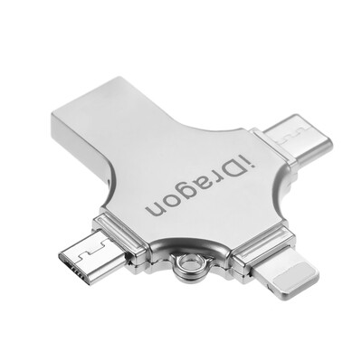 USB20 128G OTG 4-In-1 Type-C Thumb Drive Flash Drive Memory Stick For AndroidiPhonePCs
USB20 128G OTG 4-In-1 Type-C Thumb Drive Flash Drive Memory Stick For AndroidiPhonePCs