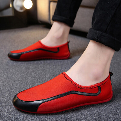Korean version of the peas shoes men 2019 summer new breathable canvas fast hand red casual shoes a pedal lazy shoes
Korean version of the peas shoes men 2019 summer new breathable canvas fast hand red casual shoes a pedal lazy shoes