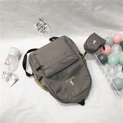 Summer bag female college students shoulder bag Korean version of high school simple ins campus wind small fresh backpack
Summer bag female college students shoulder bag Korean version of high school simple ins campus wind small fresh backpack