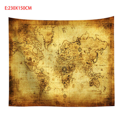 Toponeto Vintage World Map Wall Tapestries Hanging Hippie Tapestry Bedspread Yoga Mat New
Toponeto Vintage World Map Wall Tapestries Hanging Hippie Tapestry Bedspread Yoga Mat New