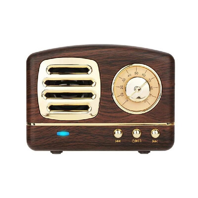 Mini Rechargeable Wireless Stereo Retro Speaker Built-in Microphone Support BT Conncetion TF Card USB AUX Input for Party Travel K
Mini Rechargeable Wireless Stereo Retro Speaker Built-in Microphone Support BT Conncetion TF Card USB AUX Input for Party Travel K