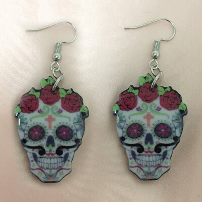 Drop Flower Skull Head Earrings Acrylic Long Big Dangle Earrings News Women Jewelry Accessories Styles
Drop Flower Skull Head Earrings Acrylic Long Big Dangle Earrings News Women Jewelry Accessories Styles