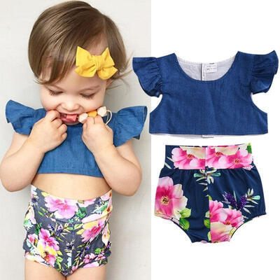 Newborn Toddler Infant Baby Girls Floral TopsBottoms Briefs 2pcs Outfits Set Clothing
Newborn Toddler Infant Baby Girls Floral TopsBottoms Briefs 2pcs Outfits Set Clothing