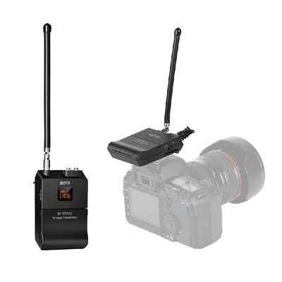 BOYA BY-WFM12 VHF Wireless Microphone System Transmitter Receiver with Omni-directional Lavalier Microphone 12 Switchable Frequenc
BOYA BY-WFM12 VHF Wireless Microphone System Transmitter Receiver with Omni-directional Lavalier Microphone 12 Switchable Frequenc