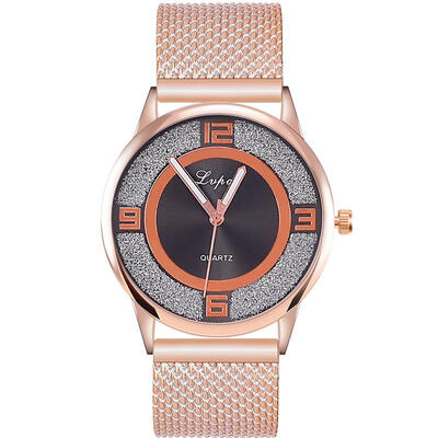 Relogio Feminino Silver Minimalist Watch Mesh Band Stainless Steel Analog Quartz Wristwatch Women Female Luxury Scrub Watches
Relogio Feminino Silver Minimalist Watch Mesh Band Stainless Steel Analog Quartz Wristwatch Women Female Luxury Scrub Watches