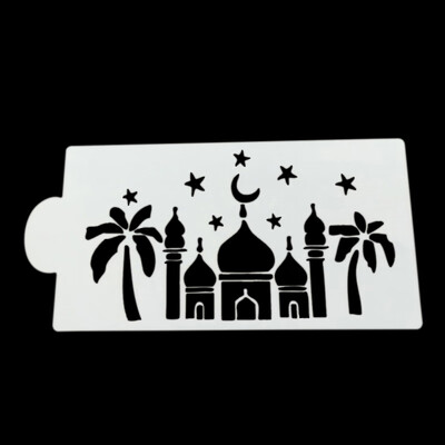Muslim Festival Ramadan Cake Decorating Spray Pattern Mold Muslim Fasting Eid al-Fitr Theme Cake Decoration Tools Supplies
Muslim Festival Ramadan Cake Decorating Spray Pattern Mold Muslim Fasting Eid al-Fitr Theme Cake Decoration Tools Supplies