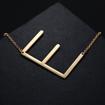 Gold Color 26 Letter Alphabet Pendant Necklace Free combination Initial Charm Women Jewelry
Gold Color 26 Letter Alphabet Pendant Necklace Free combination Initial Charm Women Jewelry