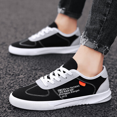Shoe mens tide shoes Joker breathable youth shoes new summer contrast stitching canvas shoes men
Shoe mens tide shoes Joker breathable youth shoes new summer contrast stitching canvas shoes men