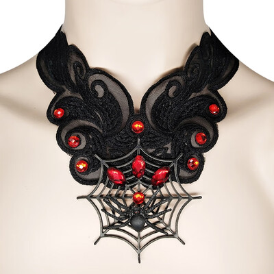 Lace Bat Necklace Retro Gothic Lolita Pendant Choker Halloween Jewelry Accessories for women girls gift
Lace Bat Necklace Retro Gothic Lolita Pendant Choker Halloween Jewelry Accessories for women girls gift