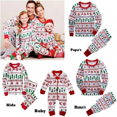 Family Matching Christmas Pajamas Set Snowflake Newborn Baby Infant Sleepwear Nightwear
Family Matching Christmas Pajamas Set Snowflake Newborn Baby Infant Sleepwear Nightwear
