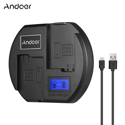 Andoer Fast Charger Dual-channel Camera Battery Charger Digital LCD Display USB Input for Nikon EN-EL15 Battery for Nikon D750 D72
Andoer Fast Charger Dual-channel Camera Battery Charger Digital LCD Display USB Input for Nikon EN-EL15 Battery for Nikon D750 D72