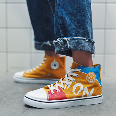 Summer breathable graffiti color matching high-top canvas shoes Mens new style of autumn young students board shoes tidal shoes
Summer breathable graffiti color matching high-top canvas shoes Mens new style of autumn young students board shoes tidal shoes