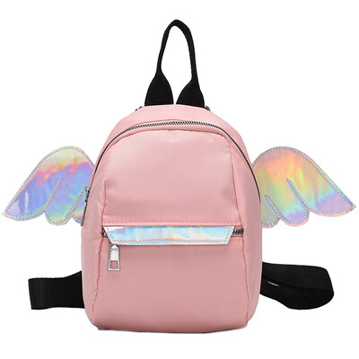 Womens wing double-shoulder bag Korean womens mini-backpack canvas cute angel travel small bag
Womens wing double-shoulder bag Korean womens mini-backpack canvas cute angel travel small bag