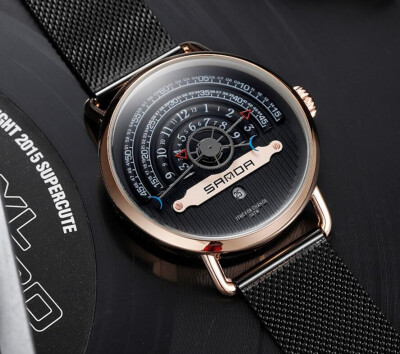 Fashion Creative men luxury watches digital dial stainless steel mesh band brand personality male watch calendar quartz clock
Fashion Creative men luxury watches digital dial stainless steel mesh band brand personality male watch calendar quartz clock