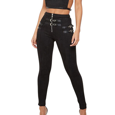 Tailored Skinny High Waist Casual Women Pants Fashion Belt Buckle Pencil Pants Women
Tailored Skinny High Waist Casual Women Pants Fashion Belt Buckle Pencil Pants Women