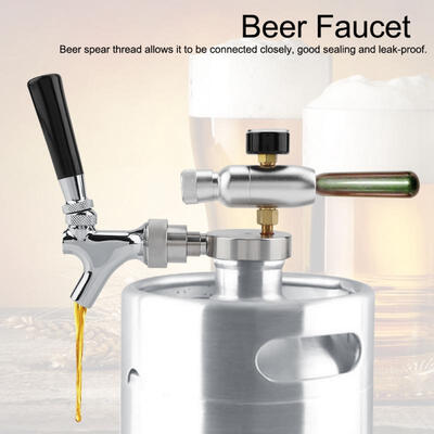 Greensen Stainless Steel Beer Spear Faucet Tap Dispenser Kit for 2L36L4L Mini Keg Beer Growler
Greensen Stainless Steel Beer Spear Faucet Tap Dispenser Kit for 2L36L4L Mini Keg Beer Growler