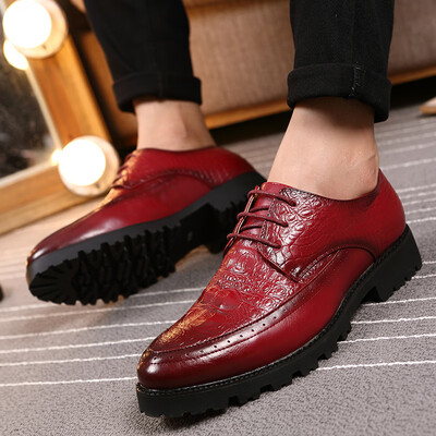 Summer crocodile pattern business casual mens shoes increased Korean youth thick red hair stylist British pointed shoes
Summer crocodile pattern business casual mens shoes increased Korean youth thick red hair stylist British pointed shoes