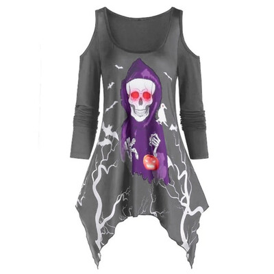 Tailored Women Casual Off Shoulder Long Sleeve Skull Ghost Pumpkin Print Plus Size Tops
Tailored Women Casual Off Shoulder Long Sleeve Skull Ghost Pumpkin Print Plus Size Tops
