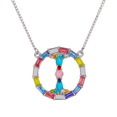 Letter Fashion Multi-color Zircon Charm Circle Pendant Necklace Necklaces Birthday Jewelry Christmas Gifts
Letter Fashion Multi-color Zircon Charm Circle Pendant Necklace Necklaces Birthday Jewelry Christmas Gifts