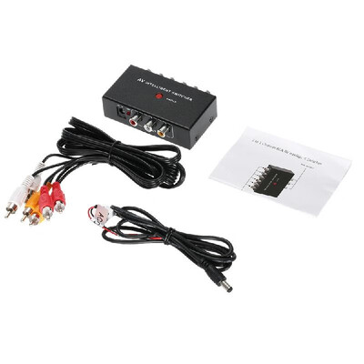 Portable AV Intelligent Switcher 2 to 1 Channel RCA Audio Video Switcher with Button Control Support Auto Manual Control for DVD
Portable AV Intelligent Switcher 2 to 1 Channel RCA Audio Video Switcher with Button Control Support Auto Manual Control for DVD