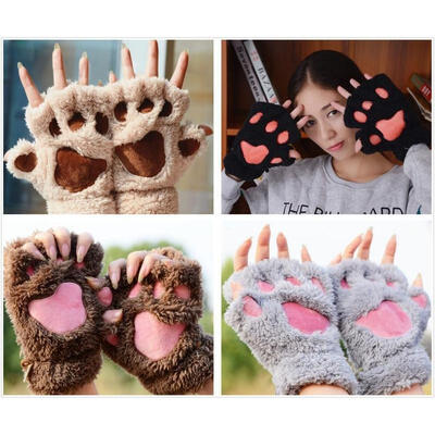 2018 New Fashion Cat Paw Gloves Warm Winter Cat Claw Paw Mitten Plush Glove Half Finger Glove
2018 New Fashion Cat Paw Gloves Warm Winter Cat Claw Paw Mitten Plush Glove Half Finger Glove