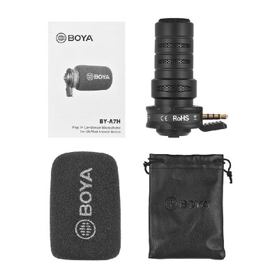BOYA Mini Condenser Microphone Omni-directional Mic InterviewsVideosSpeeches Recording Compatible for iOS & Android Smartphone i
BOYA Mini Condenser Microphone Omni-directional Mic InterviewsVideosSpeeches Recording Compatible for iOS & Android Smartphone i