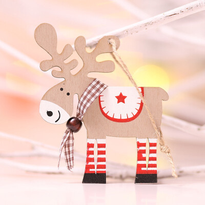 FUNNYBUNNY 2PCS Christmas Wooden Elk Pendant Christmas Tree Ornaments Christmas Decorations Colored Deer Ornaments
FUNNYBUNNY 2PCS Christmas Wooden Elk Pendant Christmas Tree Ornaments Christmas Decorations Colored Deer Ornaments