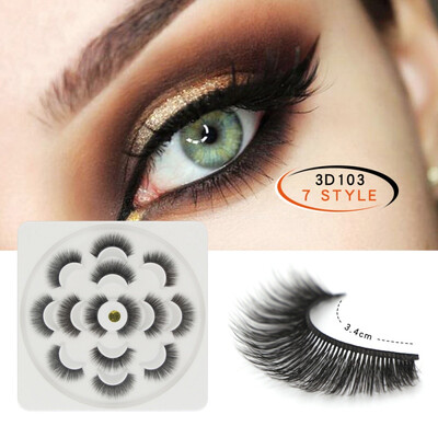 7 pair 3D Mink Lashes Natural Long False Eyelashes Dramatic Volume Fake Lashes Makeup Eyelash Extension Silk Eyelashes
7 pair 3D Mink Lashes Natural Long False Eyelashes Dramatic Volume Fake Lashes Makeup Eyelash Extension Silk Eyelashes