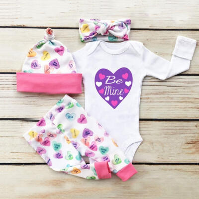 4PCS Newborn Toddler Baby Girls Romper Bodysuit Jumpsuit Headband Outfits Clothes Set
4PCS Newborn Toddler Baby Girls Romper Bodysuit Jumpsuit Headband Outfits Clothes Set